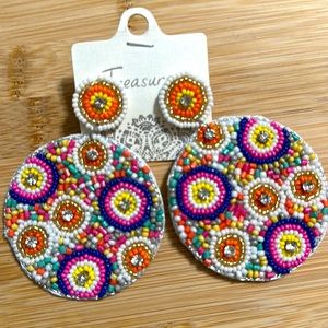 Beaded detail Boutique Style Earrings
